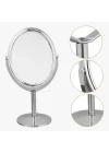 Mey İthalat® Ayaklı Oval Ayna 13 x 15 Cm