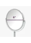 Mey İthalat® Ayaklı Oval Ayna 13 x 15 Cm