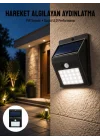 Mey İthalat® Bahçe Aydınlatması Güneş Enerjili Led Işık Lamba Sensörlü Dekoratif Yeni Nesil