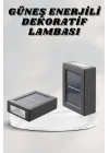Mey İthalat® Bahçe Aydınlatması Solar Güneş Enerjili Dekoratik Led Işıklı Lamba