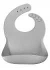 Mey İthalat®   Basics Silikon Mama Önlüğü Powder Grey