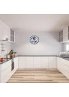 Mey İthalat® Beyaz Chef Smile 36 Cm Duvar Saati