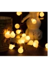 Mey İthalat® Beyaz Top Led Gün ışığı Pilli 2 Kademeli