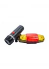 Mey İthalat® Bisiklet Emniyet Işığı Seti Güçlü LED Ön Far Arka Stop Lambası