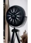 Mey İthalat® Black Aura Tripod Ayaklı Saat