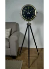 Mey İthalat® Black Legacy Eskitme Tripod Ayaklı Saat
