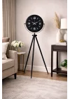 Mey İthalat® Black Legacy Tripod Ayaklı Saat