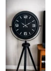 Mey İthalat® Black Legacy Tripod Ayaklı Saat