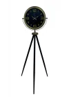 Mey İthalat® Black Noble Eskitme Tripod Ayaklı Saat
