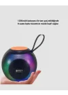 Mey İthalat® Bluetooth 5.0 Hoparlör – RGB Işıklı, Güçlü Bas ve 360° Surround Ses