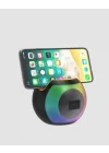 Mey İthalat® Bluetooth 5.0 Hoparlör – RGB Işıklı, Güçlü Bas ve 360° Surround Ses