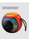 Mey İthalat® Bluetooth 5.0 Hoparlör – RGB Işıklı, Güçlü Bas ve 360° Surround Ses