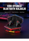 Mey İthalat® Bluetooth 5.0 Kablosuz Gaming Kulaklık Suya Dayanıklı Yeni Nesil