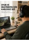 Mey İthalat® Bluetooth 5.0 RGB Işıklı Mikrofonlu Kablosuz Kulak Üstü Kulaklık