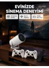 Mey İthalat® Bluetooth 5.0 ve Wi-Fi 6 Akıllı 4K Projeksiyon Yeni Nesil