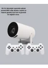 Mey İthalat® Bluetooth 5.0 ve Wi-Fi 6 Akıllı 4K Projeksiyon Yeni Nesil