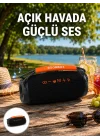 Mey İthalat® Bluetooth 5.1 Kablosuz Hoparlör Derin Bas RGB Işıklı Yeni Nesil