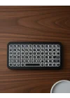 Mey İthalat® Bluetooth 5.2 Destekli Kablosuz Mini RGB Klavye Ultra İnce