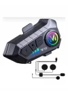 Mey İthalat® Bluetooth 5.3 Kask İçi Intercom Kulaklık 1000 m Mesafe 1000 mAh