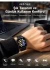 Mey İthalat® Bluetooth Arama, Akıllı Bildirimler ve Günlük Sağlık Takibi Sunan Şık Tasarımlı Akıllı Saat