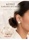 Mey İthalat® Bluetooth Bağlantılı Küpeli Kablosuz Kulaklık Uzun Pil Ömrü