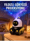 Mey İthalat® Bluetooth Bağlantılı Yüksek Çözünürlüklü Galaksi Projektör Yeni Nesil