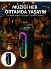 Mey İthalat® Bluetooth Hoparlör USB Şarjlı Uzun Pil Ömrü Android ve İOS Uyumlu Renkli Yeni Nesil