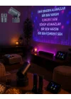 Mey İthalat® Bluetooth Hoparlörlü Akıllı Projektör Kablosuz Karaoke Mikrofonlu