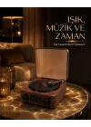 Mey İthalat® Bluetooth Hoparlörlü Gece Lambası Dijital Saat ve Ambiyans Işığı Çok Amaçlı