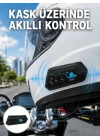 Mey İthalat® Bluetooth Kask Kulaklığı Intercom 5.0 Bluetooth Android ve İOS Uyumlu Yeni Nesil