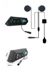 Mey İthalat® Bluetooth Kask Kulaklığı Intercom 5.0 Bluetooth Android ve İOS Uyumlu Yeni Nesil
