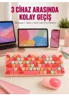 Mey İthalat® Bluetooth Klavye ve Mouse Kombinasyonu – USB Alıcılı, Kompakt, Uzun Ömürlü Yeni Nesil