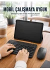 Mey İthalat® Bluetooth Klavyeli Android Tablet Seti SIM Kart Destekli Kablosuz Mouse ve Mobil Çalışma Deneyimi