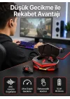 Mey İthalat® Bluetooth Kulaklık HD Ses Kaliteli Işıklı Metal Kasa Ios Android Uyumlu Mikrofonlu