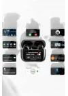 Mey İthalat® Bluetooth Kulaklık Kablosuz Ekranlı ANC/ENC Destekli Dokunmatik