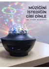 Mey İthalat® Bluetooth Müzikli Disko Işığı RGB Parti Projektörü Dahili Hoparlör USB Micro SD Destekli