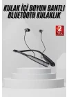 Mey İthalat® Boyun Askılı 100 Saat Kablosuz Kulaklık Göstergeli Bluetooth Kulaklık
