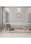 Mey İthalat® Bronze 40 Cm Metal Eskitme Duvar Saati