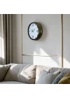 Mey İthalat® Bronze 40 Cm Metal Eskitme Duvar Saati