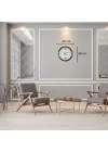 Mey İthalat® Bronze 40 Cm Metal Eskitme Duvar Saati
