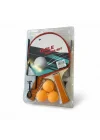 Mey İthalat® BSR-809 PİNPON RAKETİ FİLE VE 3 TOP