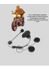 Mey İthalat® BT22 Kablosuz Kask Kulaklığı – Bluetooth 5.0, Intercom, Su Geçirmez ve Uzun Ömürlü Batarya Yeni Nesil