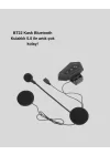 Mey İthalat® BT22 Kablosuz Kask Kulaklığı – Bluetooth 5.0, Intercom, Su Geçirmez ve Uzun Ömürlü Batarya Yeni Nesil
