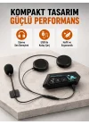 Mey İthalat® BT22 Kablosuz Kask Kulaklığı – Bluetooth 5.0, Intercom, Su Geçirmez ve Uzun Ömürlü Batarya Yeni Nesil