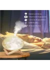 Mey İthalat® Buharlı Standlı 3D Ay Gece Lambası Dekoratif Küre Led