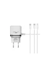 Mey İthalat®  C33 Hızlı Şarj Cihazı 3in1 (Dahili Micro USB Kablolu)