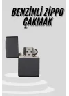 Mey İthalat® Çakmak Parlak Siyah Doldurulabilir Hedyelik Eşya