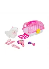 Mey İthalat® Çantalı Peluş Kedi Kuaför Seti