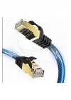 Mey İthalat® Cat 8 LAN Kablosu –Ethernet Kablosu Örgü Kaplama, Yüksek Hızlı