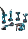 Mey İthalat® Cat Power 1560 Kömürsüz Makine Seti 6 Parça